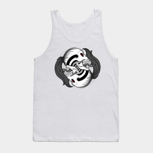 Spiral Skull Tank Top